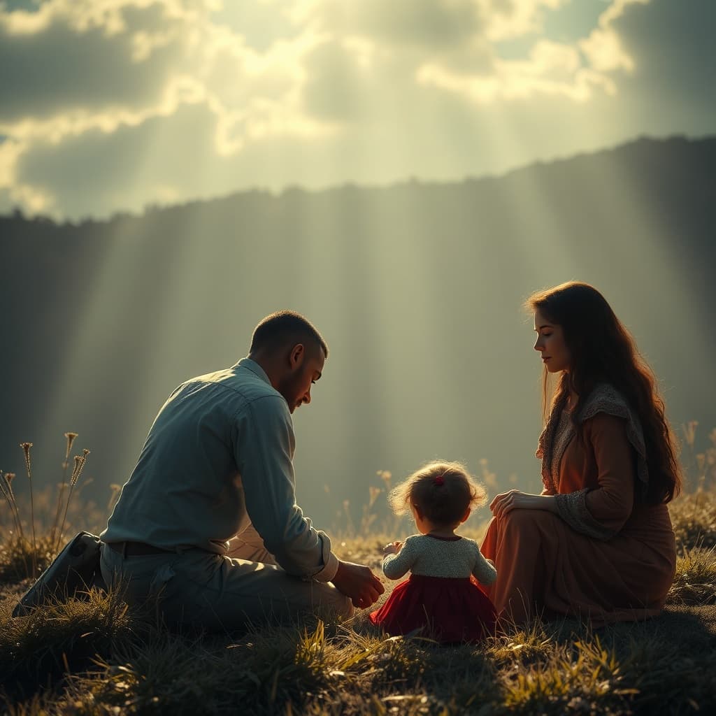 Family themed scripture art