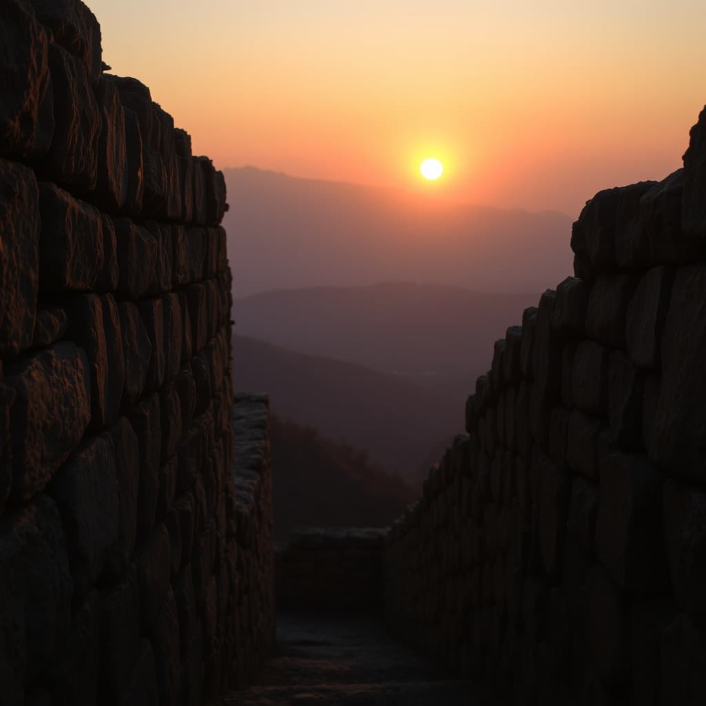 John 3:16 - The Horizon of Redemption: A Path Built on Eternal Love - Bible verse artwork