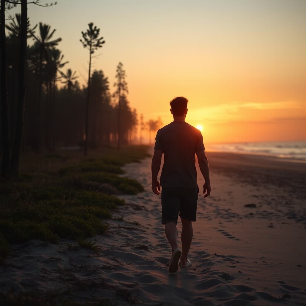 John 14:15 - The Path of Devotion: Walking in the Light of His Love - Bible verse artwork